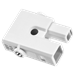 Connector voor insteekbare gebouwinstallatie Stekers Adels steker, 2-polig wit 140152